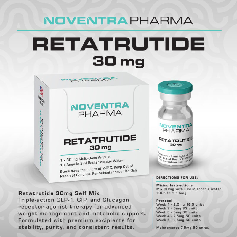 NOVENTRA RETATRUTIDE COMPOUND PEPTIDE VIAL 32MG