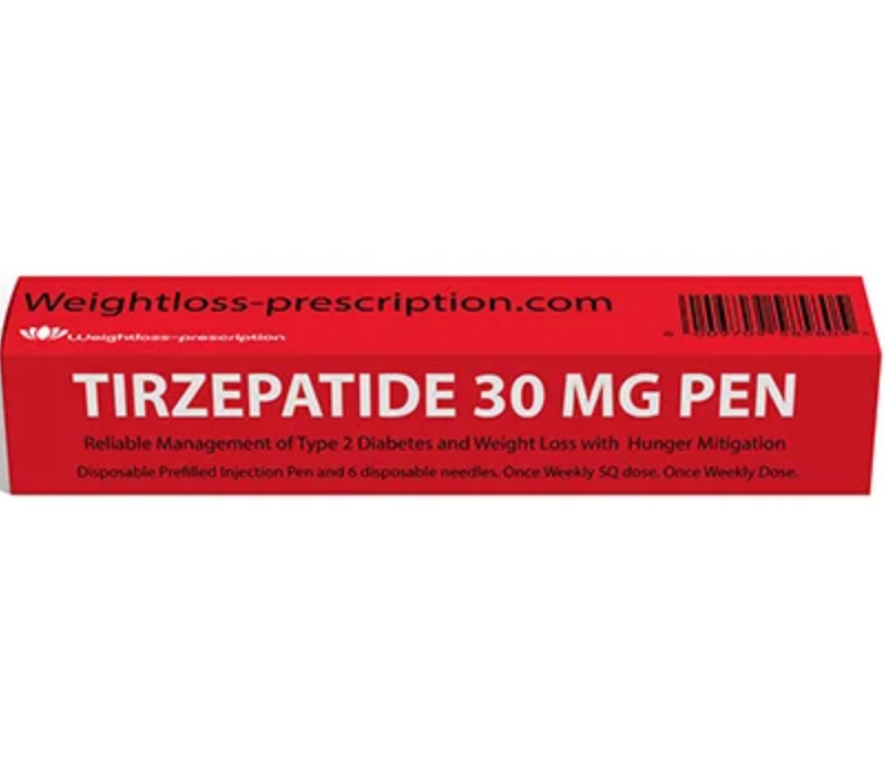 WEIGHT-LOSS PRESCRIPTION TIRZEPATIDE COMPOUND PEPTIDE PEN 30MG 2.6ML